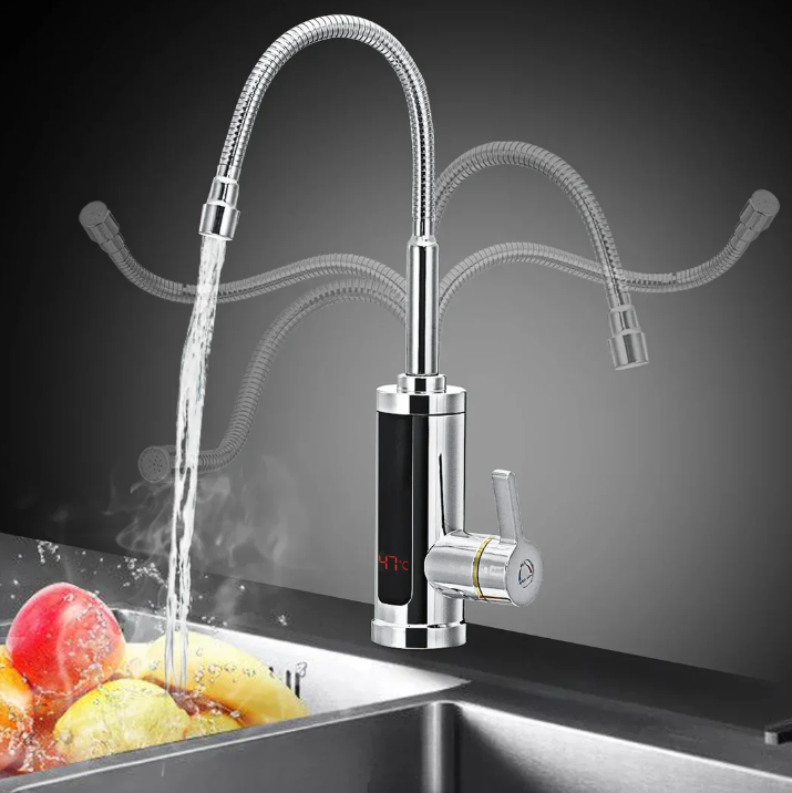 Kitchen hot water tap with 3000W power