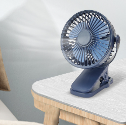 USB Mini Clip Fan - Silent Rechargeable For Dorms