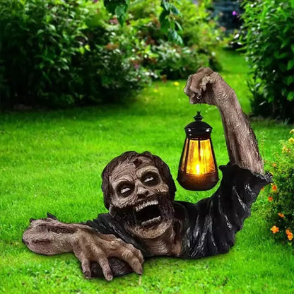 Scary Zombie Outdoor Halloween Decor with LED Light