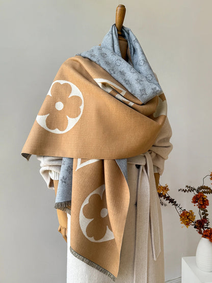 Luxury Faux Cashmere Winter Scarf Neck Warmer