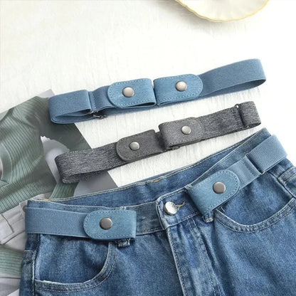 Adjustable Elastic Invisible No Buckle Belt