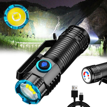 Compact Rechargeable Flashlight LED Torch