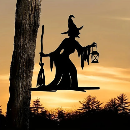 Halloween Witch Garden Stake Outdoor Decor