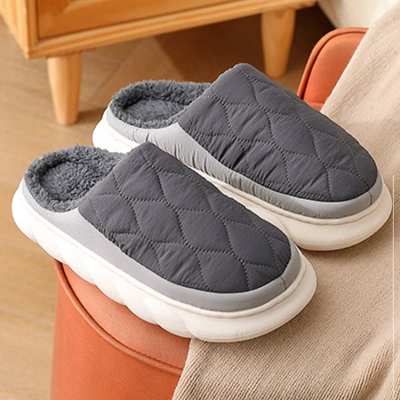 Waterproof Warm Winter Slippers for Men