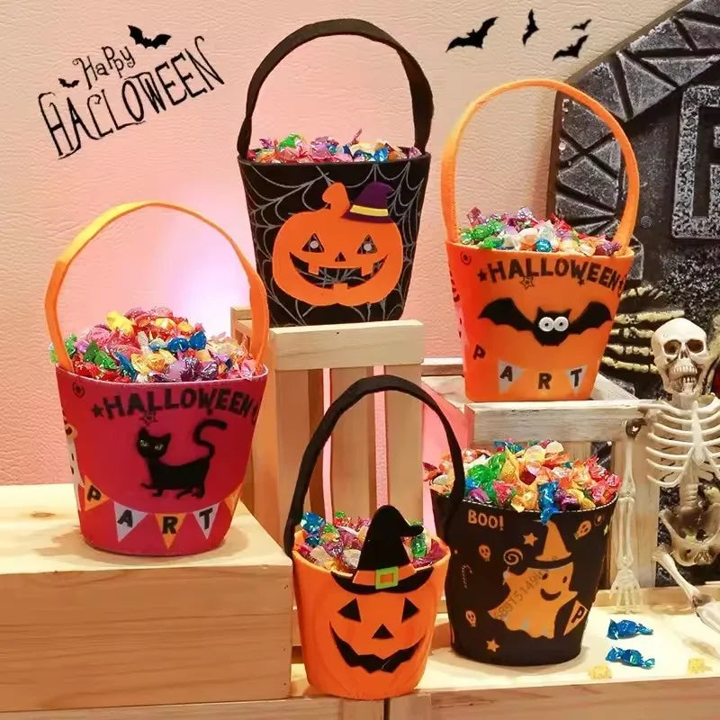 Halloween Treat Bags Candy Bucket