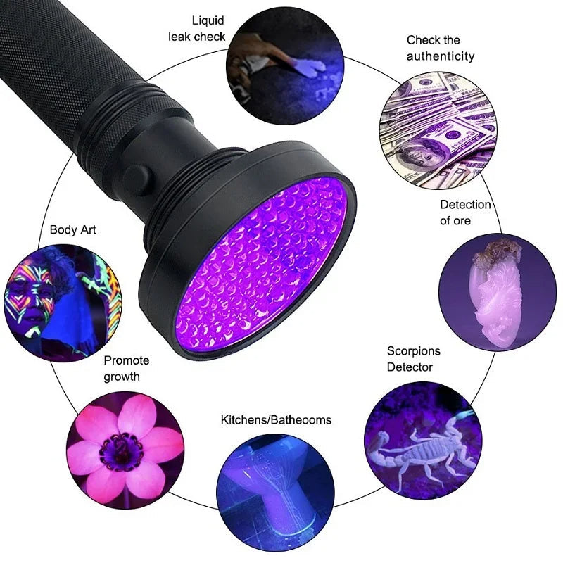 UV Flashlight for Bed Bug Detection and Stain Finder