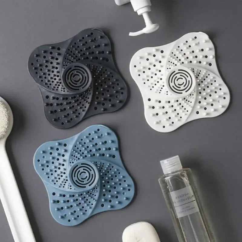 Anti Blocking Spiral Shower Drain Hair Catcher