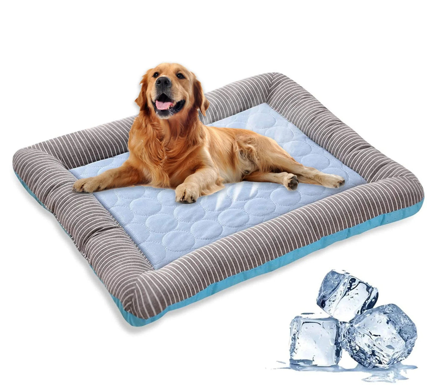 Cooling Dog Bed with Ice Silk Material