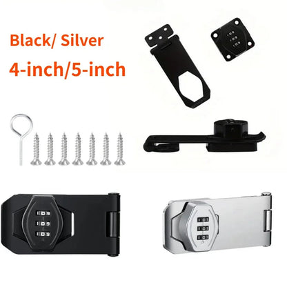 Secure Cabinet Lock with 3-Digit Combination Lock