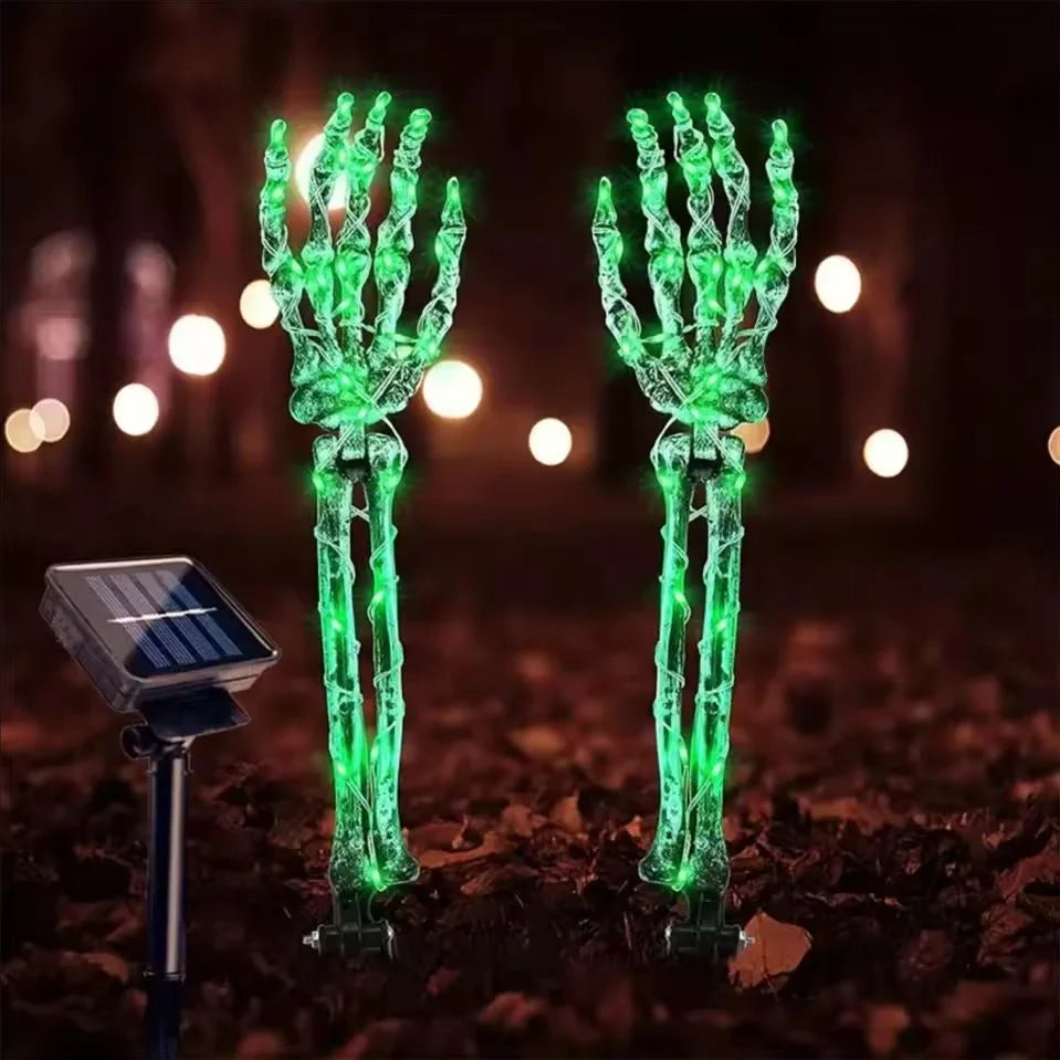 Halloween Skeleton Hand Solar Lights
