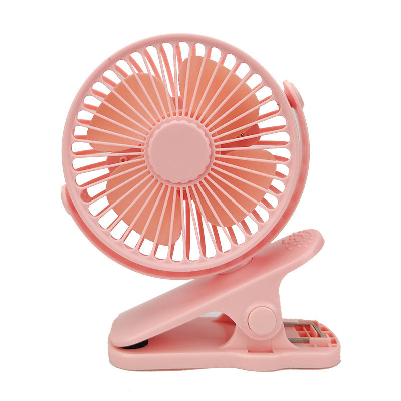 USB Mini Clip Fan - Silent Rechargeable For Dorms
