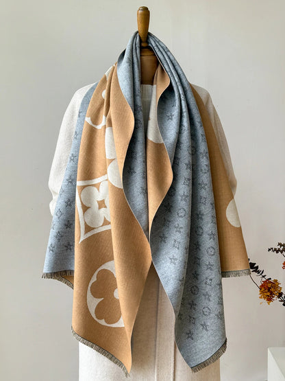 Luxury Faux Cashmere Winter Scarf Neck Warmer