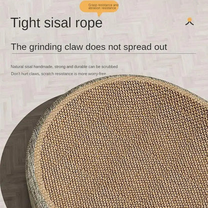 Oval Sisal 2 in 1 Cat Scratcher Bed
