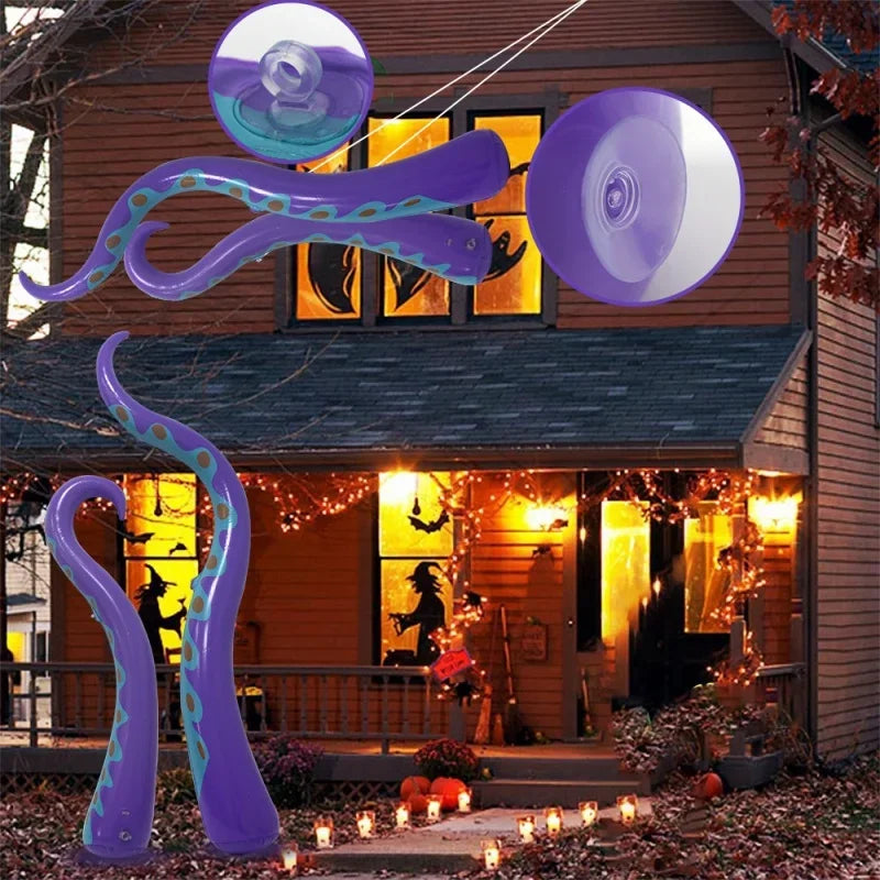 Giant Inflatable Octopus Tentacles Scary Halloween Decorations