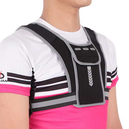 Reflective Running Vest Chest Bag