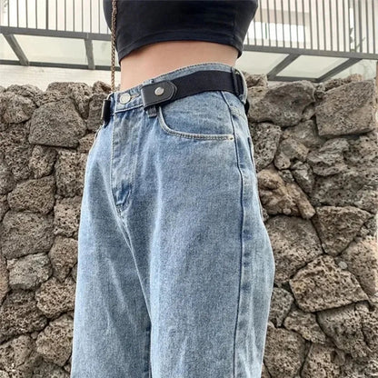 Adjustable Elastic Invisible No Buckle Belt