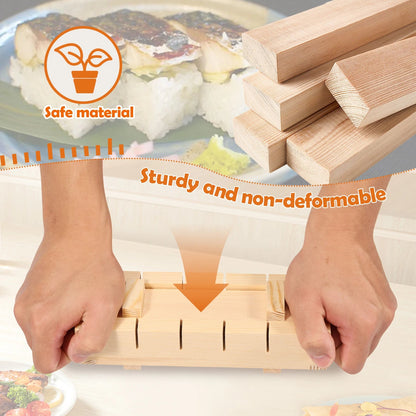 Handcrafted Wooden Sushi Maker Press Mold