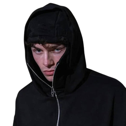 Unisex Full Zip Balaclava Hoodie