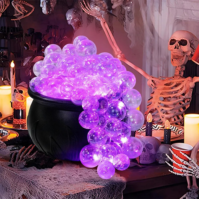 DIY Bubbling Indoor Halloween Witch Cauldron