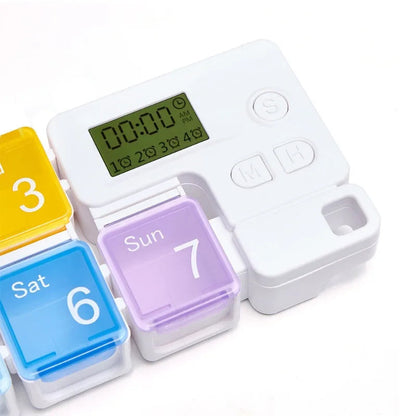 Smart Electronic Weekly Pill Organizer