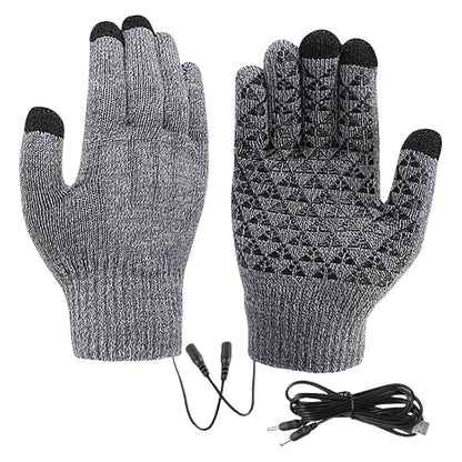 USB Touchscreen Heated Gloves for Winter