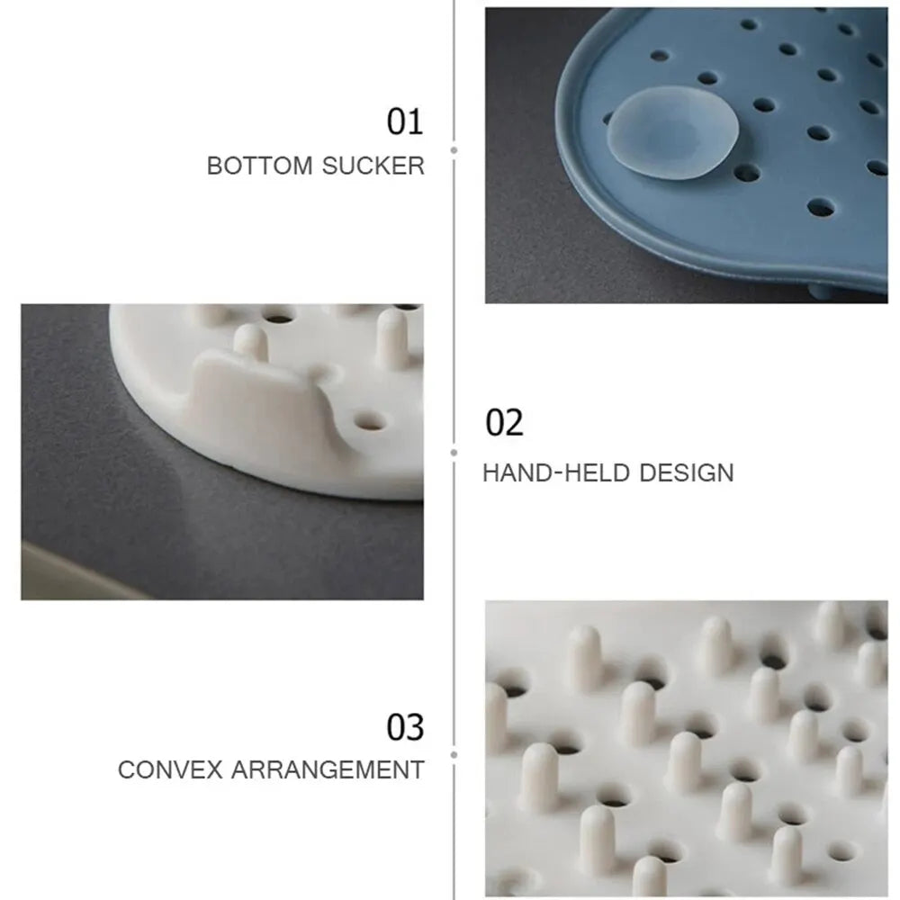 Anti Blocking Spiral Shower Drain Hair Catcher