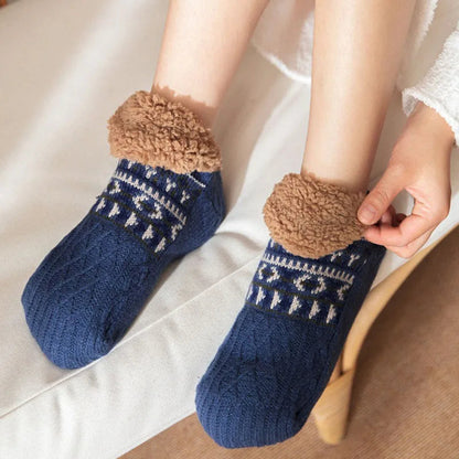 Snow Pattern Warm Socks for Winter