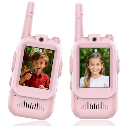 Childrens 2 Pack Video Walkie Talkie
