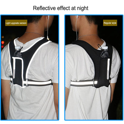 Reflective Running Vest Chest Bag