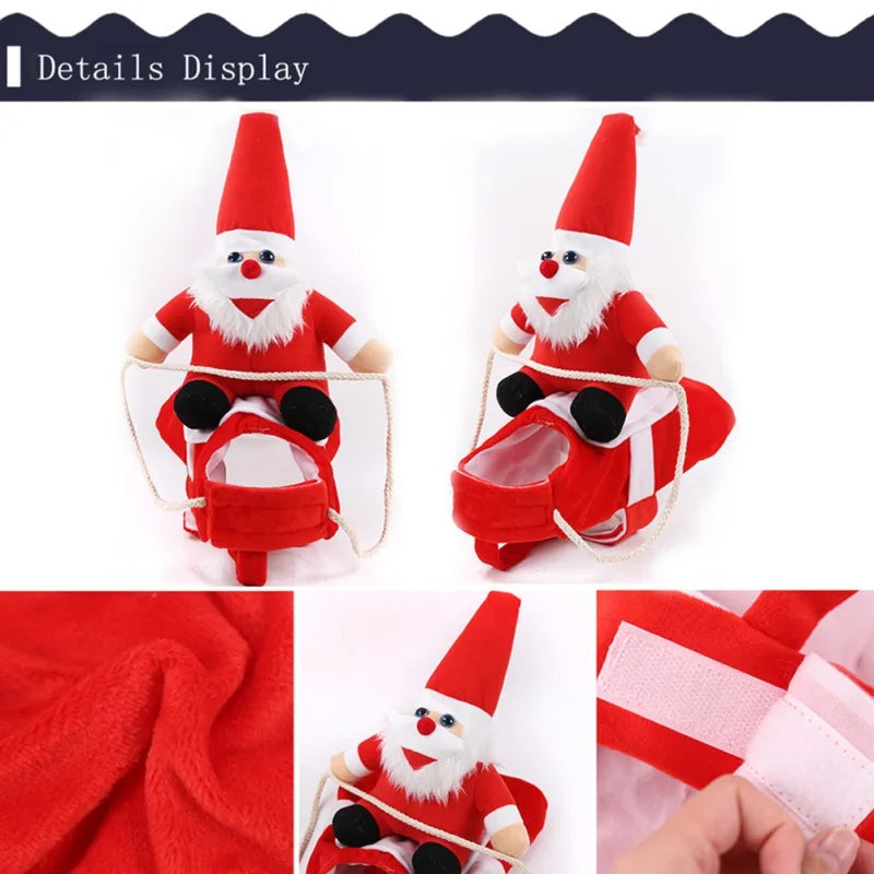 Santa Riding Dog Christmas Costume