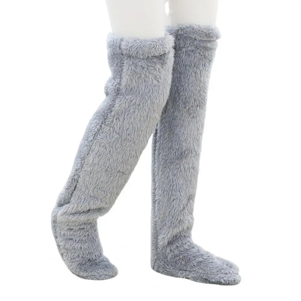 Cozy Fleece Winter Socks Long Warm Stockings