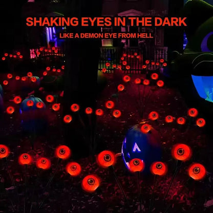 Lighted Halloween Eyeball Props Solar Garden Lights