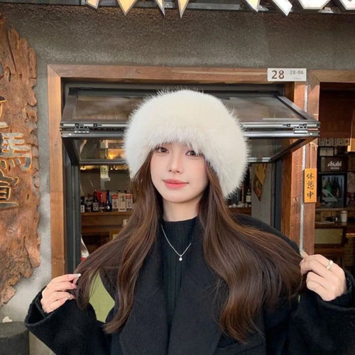 Women’s Plush Winter Bucket Hat