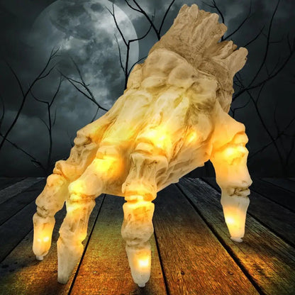 Crawling Skeleton Hand with Lights and Sound
