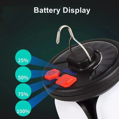 Solar USB Folding Leaf Camping Lantern