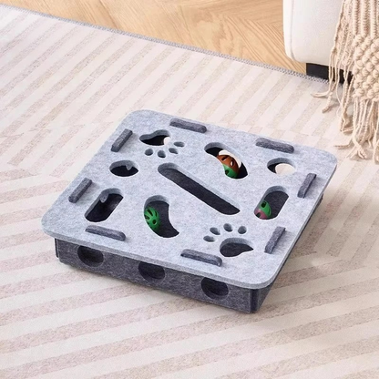 Felt Interactive Cat Puzzle Toy Box