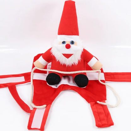 Santa Riding Dog Christmas Costume
