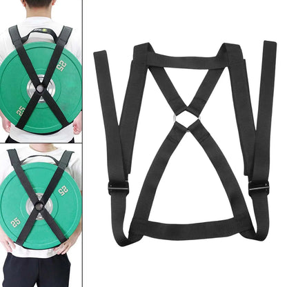 Adjustable Weighted Training Vest for Barbell Plates