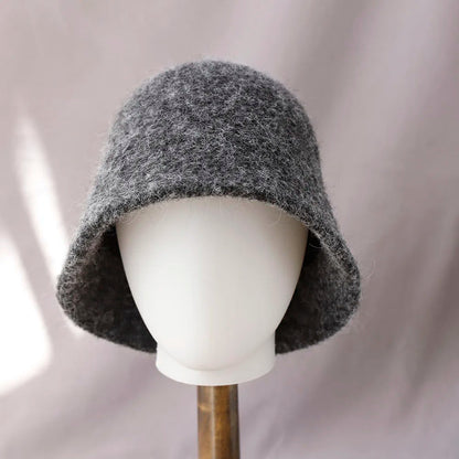 Women's Winter Wool Bucket Hat