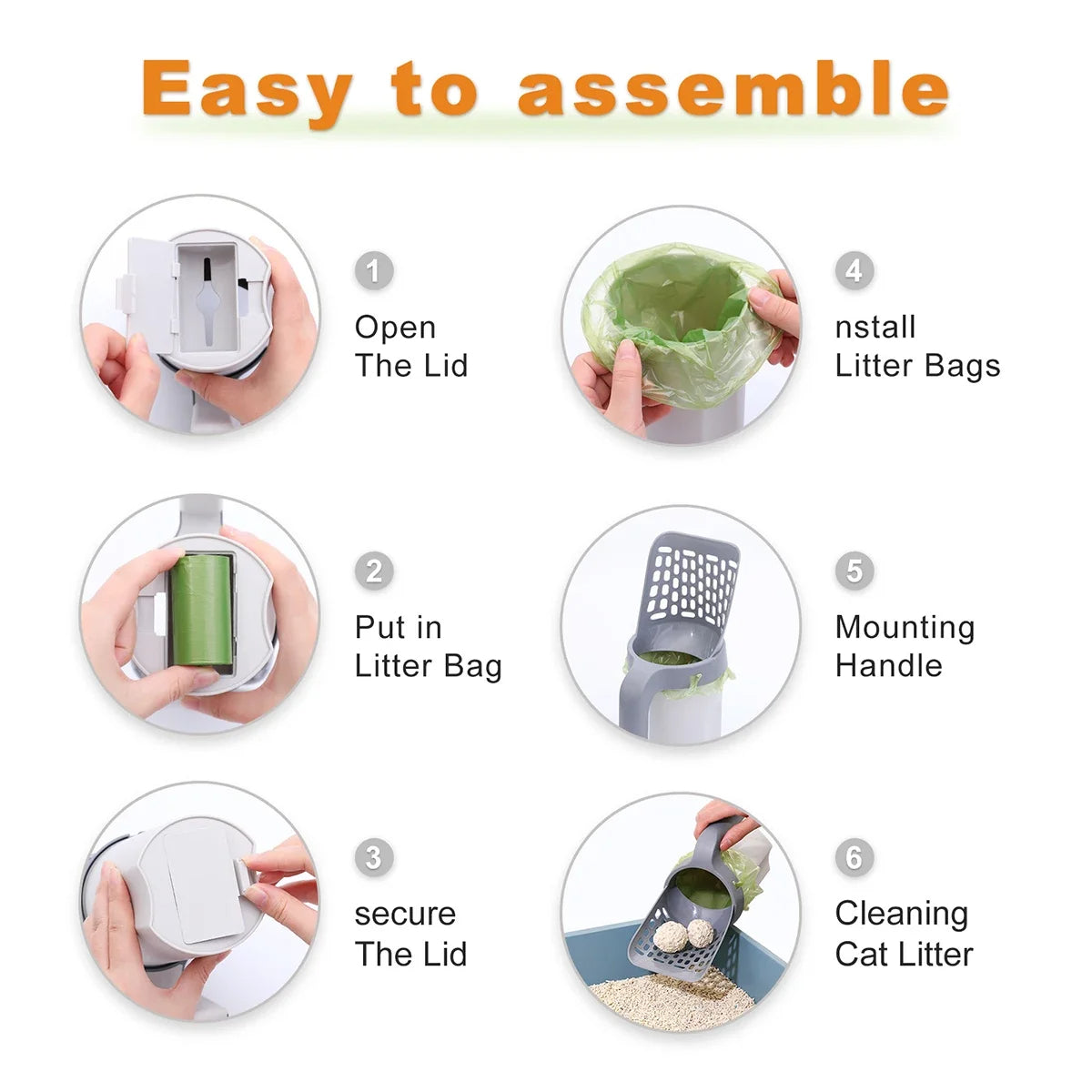All-in-One Cat Litter Scoop