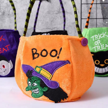 Pumpkin Halloween Treat Bag for Kids