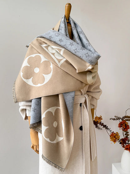 Luxury Faux Cashmere Winter Scarf Neck Warmer