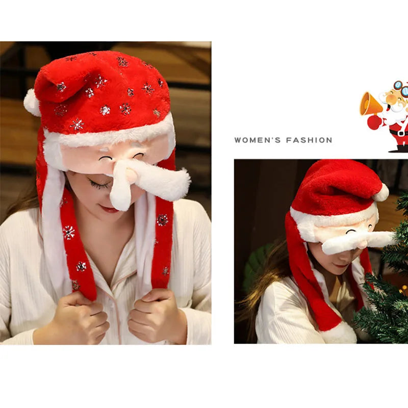 Plush Christmas Hat Party Accessory