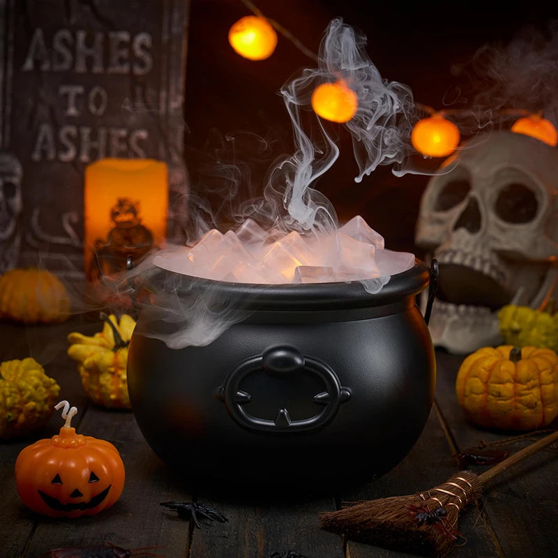 Witch Cauldron Halloween Candy Bowl