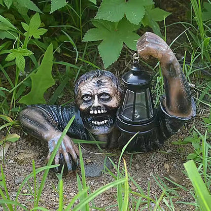 Scary Zombie Outdoor Halloween Decor with LED Light