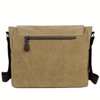 Mens Canvas Satchel Messenger Sling Bag