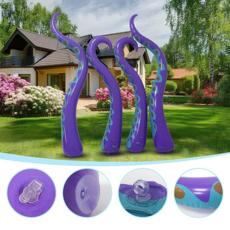 Giant Inflatable Octopus Tentacles Scary Halloween Decorations