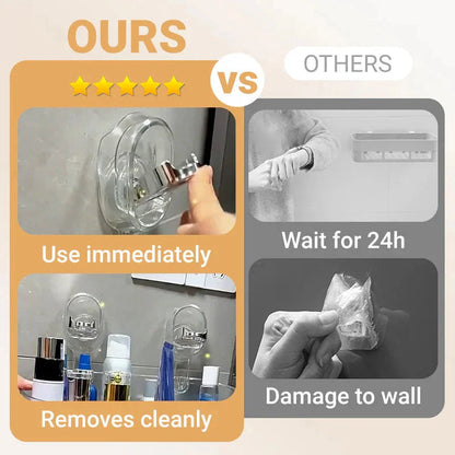 Multipurpose Suction Cup Storage Rack