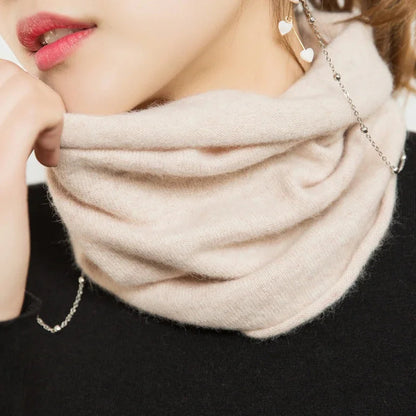 Thermal Cashmere Neck Gaiter for Winter