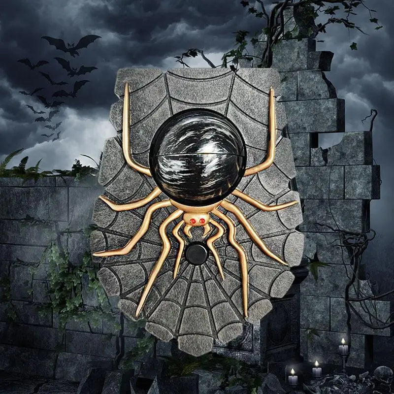 Creepy Spider Eyeball Doorbell Halloween Outdoor Ornament